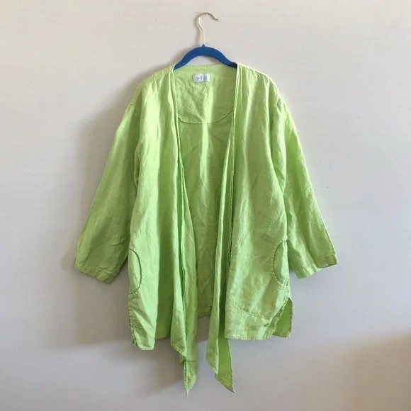 Mosaic | Jackets & Coats | Vintage Mosaic Neon Green Oversized